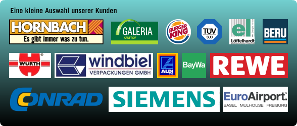 Eine kleine Auswahl unserer Kunden